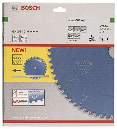 Bosch EXW Ahşap Daire Testere Bıçağı 210*30 mm 48 Diş Expert 2608642496